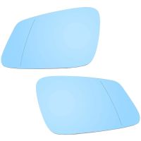 Right Left Side Rear View Blue Mirror Glass For BMW F20 F22 F30 F34 2010-2017 3 Series 2 Pin