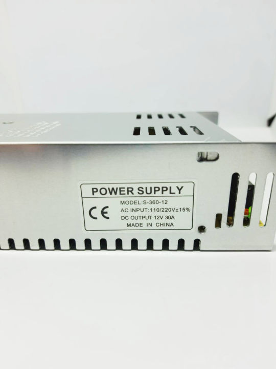 สวิตชิ่งเพาเวอร์ซัพพลาย-12v-30a-360w-ชิ้นส่วนคอม-อุปกรณ์สำรองจ่ายไฟ-power-supply-อุปกรณ์จ่ายไฟ-พาวเวอร์ซัพพาย