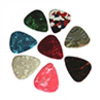 Thin Plectrum Picks 20 Pcs Acoustic Electric Guitar 2 Thickness 0.46mm/0.71mm