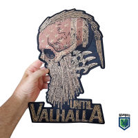 Valhalla Viking Large Back Patch for Custom Biker Vest