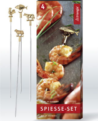 Triangle 903070102 Spiesse Set of Skewer 4 pcs