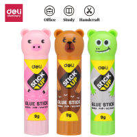 กาวแท่ง Glue Stick เนื้อกาวสีขาว กาว ใช้งานง่าย ไม่เหม็น ขนาด 9 กรัม ติดเรียบ ไม่เลอะเทอะ พกพาสะดวก รูปทรงสุดน่ารัก OfficeME