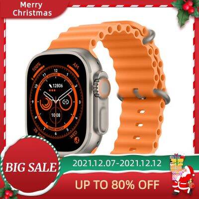 ZZOOI Smart Watch Ultra Series 8 Gold Men Women Smartwatch  Waterproof Sports Bluetooth Call Custom Wallpaper for Android Ios