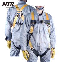 ฤดูใบไม้ร่วงการจับกุม Rock Climbing Harness Aerial Work Safety Belt Outdoor Full Body Anti Fall Gear