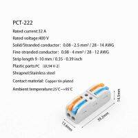 30/50/100ชิ้นแบบ Diy ที่คุณ Pct-222/223สายขนาดกะทัดรัดตัวนำตัวเชื่อมเดินสายบล็อกขั้วปลั๊กอิน Spl-2 3หัวต่อคอมพิวเตอร์ขนาดเล็ก