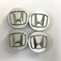 Hubcaps SET OF 4 Wheel Center Hub Caps For Honda 58mm Silver Chrome Civic Accord HRV CRV