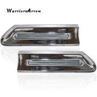 คู่ซ้ายขวาเลี้ยวไฟเลี้ยวโคมไฟโครเมี่ยมที่ชัดเจนสำหรับ BMW 7 Series F01 F02 2008-2012 F02 LCI 63137203371 63137203372