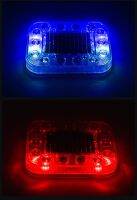 Led Solar Warning Light Flash Light Truck Night Flash Light Wiring Free Electric Car Car Anti-Rear-End Collision Light