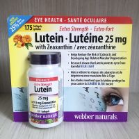 Canada Webber Naturals Lutein Capsules 175 Capsules 25mg