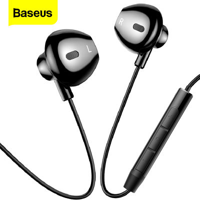 Baseus Wired Earphone 3.5mm Jack Earbud Headset Earphone With MIC Stereo Sound In Ear Headphone For Samsung Xiaomi Phone