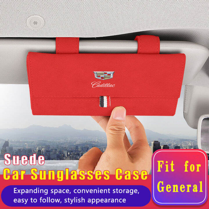 car-sun-visor-storage-box-glasses-sunglasses-case-holder-for-cadillac-logo-seville-xt4-ct4-ct5-slr-sts-ext-cts-dts-ats-escalade