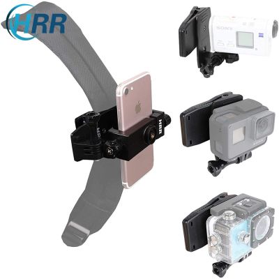 Backpack Clip Mount with Phone Holder Accessory for GoPro Hero10 9 8 7 5 Akaso Sony DJI Action Camera iPhone Samsung Smartphones