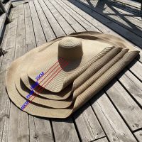 01812-shi dropshipping crypto weave desige summer big wind brim paper lady sun cap women leisure holiday beach hat