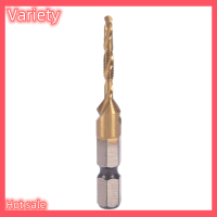 Variety ✨Hot Sale✨ M3-M10 HEX Shank TITANIUM Plated hss สกรูมือเกลียว METRIC TAP Drill bits