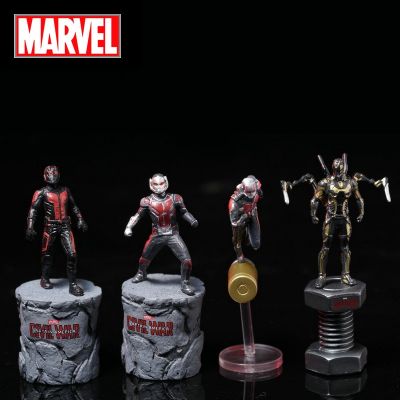 Marvel Ant Man Action Figure ท่านั่งอะนิเมะมินิตุ๊กตาตกแต่ง PVC Collection Figurine ของเล่น Model