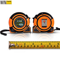 【CW】WINTAP เทปวัดเหล็กความแม่นยำสูงระบบ Auto Lock Tape Measure 7.5M Retractable Professional Measuring Tool