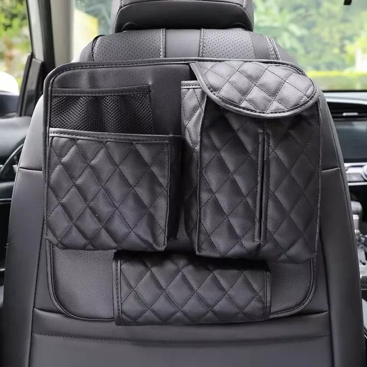 กระเป๋าเก็บของในรถ-ที่เก็บของในรถ-ถุงใส่ของในรถ-กระเป๋าเก็บของในรถยนต์-ที่ใส่ของหลังเบาะรถอเนกประสงค์-แขวนหลังเบาะ