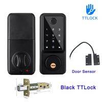 Ttlock แอปสมาร์ทรีโมทคอนโทรลลายนิ้วมือชีวภาพบัตรรหัสผ่านเราสลักล็อคไฟฟ้าอัตโนมัติ