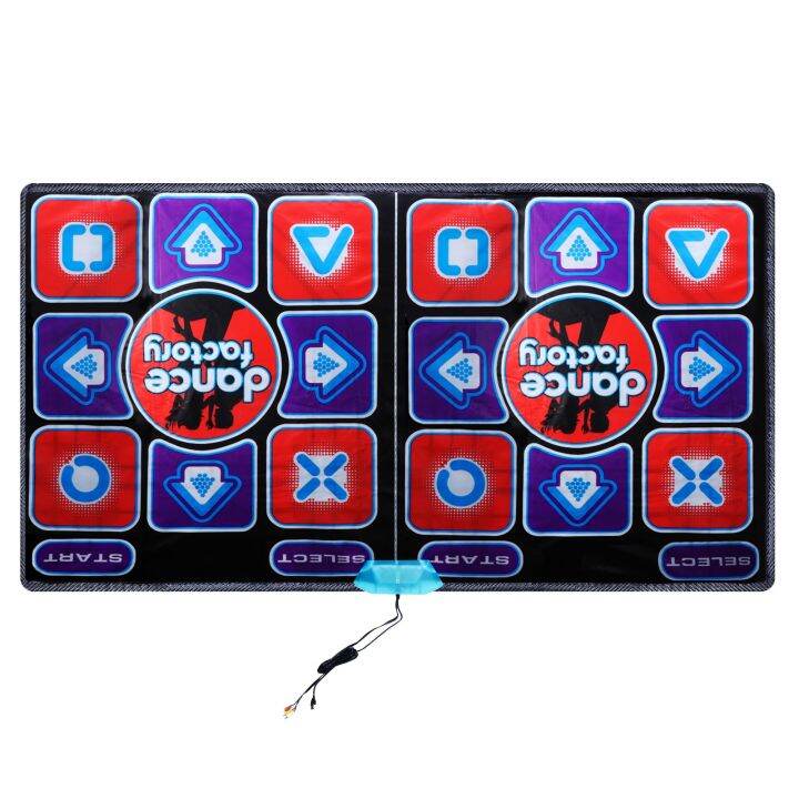 เกมโยคะ PVC ผ้าห่มวิ่งคอมพิวเตอร์ของขวัญ Double Dance Mat ในร่มสำหรับ