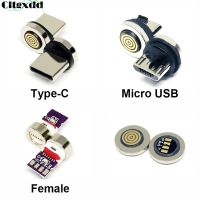 ♕ Cltgxdd 1PCS Round Magnetic Cable Type C Micro USB Magnet Connector Replacement Parts Mobile Phone Dust Plug Adapter