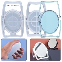 [COD] diy crystal glue mold creative oval makeup mirror acrylic lens silicone wholesale