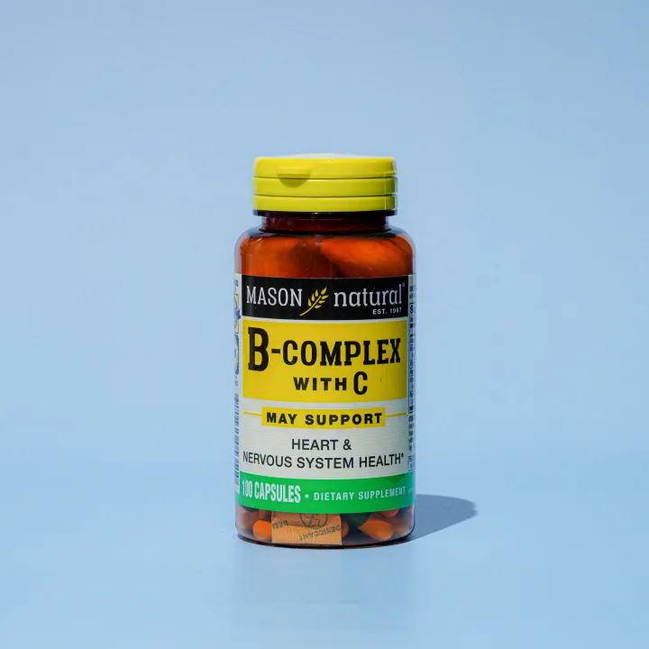 Mason Natural B-Complex WITH VITAMIN C (B-complex Supplements Usually ...