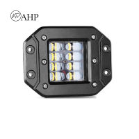 สปอตไลท์แบบฝังดินกันชนไฟรถทำงาน5นิ้ว24W ไฟสี่เหลี่ยม Led ขนาดเล็กเลนส์6d สำหรับรถออฟโรด