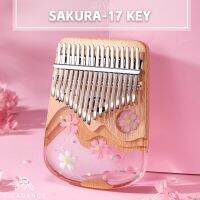 Kalimba 17/21คีย์เปียโนนิ้วหัวแม่มืออีพ็อกซี่เรซินคาลิมบ้าคีย์บอร์ดเครื่องดนตรีแบบพกพาเปียโนนิ้วสำหรับเด็กผู้ใหญ่ของขวัญ