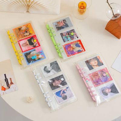 3inch Transparent Photo Album Idol Photocard Sleeves Kpop Holder Instax Stickers Poster Name Card Collect Book Scrapbooking  Photo Albums
