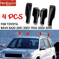 Hardingsun อะไหล่ RAV4โตโยต้า XA20 2001 2002 2003 2004 2005แต่งรถสีดำฝาครอบราวหลังคาอุปกรณ์เสริมของราง