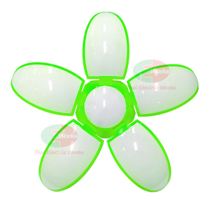ไฟ-led-หลอดไฟ-ทรงดอกไม้-ไฟประดับ-ไฟตกแต่ง-พับเก็บได้-one-star-fan-blade-led-bulb-แสงหลากหลายสี-ไทยอิเล็คทริคเวิร์คออนไลน์-thaielectric