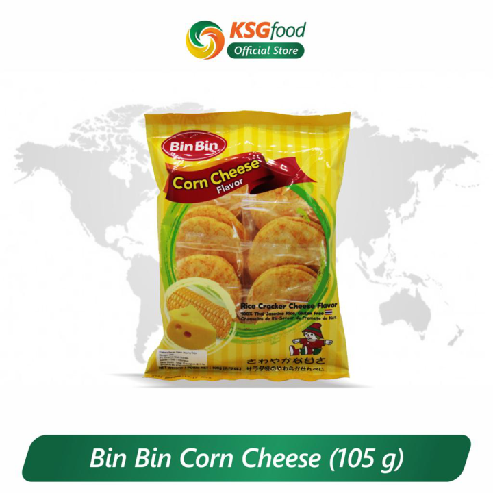 BIN BIN CORN CHEESE Rice Crackers Lazada Indonesia