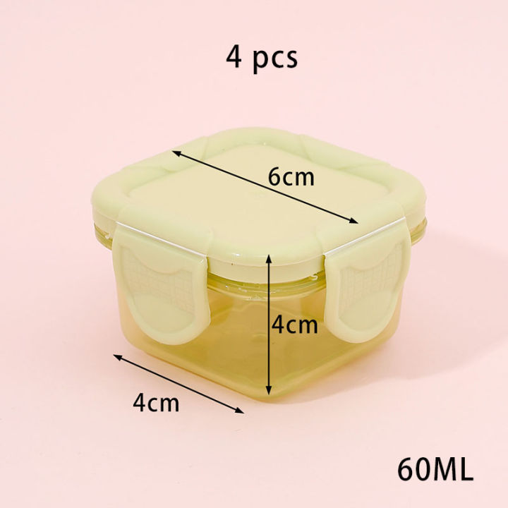 1Pcs 150ML PP Kitchen Sealing Box Snack Container Portable Food