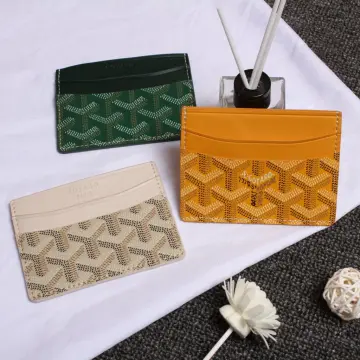 Goyard, Bags, Goyard Money Clip Card Holder Wallet Green With Original  Box