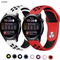 Silicone band for samsung galaxy watch 4/classic/46mm/42mm/active 2/3 Gear S3 Frontier bracelet 22mm Huawei GT-2-2e-3-Pro strap