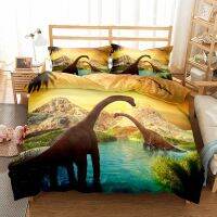 ❖✌℗ Jurassic Dinosaurs Ancient Bedding Set King Queen Twin Single Size Duvet Cover Pillow Cases Bed Linen Set