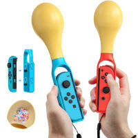 มือจับ MoKo Joy-Con สำหรับ Samba De Amigo: ส่วนกลางของงานปาร์ตี้,สวิตช์จับนินเท็นโดที่มีน้ำหนักเบาพร้อมสายรัดข้อมือที่ปรับได้,ดีไซน์ Maraca จริงสำหรับอุปกรณ์เสริมสวิตช์นินเท็นโด,วัสดุ ABS กันรอยขีดข่วนที่ทนทาน