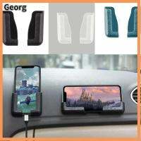 GEORG สำหรับ iPhone Samsung อุปกรณ์ตกแต่งรถยนต์ แบบพกพา การป้องกันความปลอดภัย ที่วางโทรศัพท์ในรถยนต์ ที่วางโทรศัพท์นำทาง ที่วางโทรศัพท์มือถือ กาวในตัว