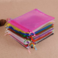 100ชิ้นล็อต Organza กระเป๋าเครื่องประดับ5X7Cm Drawstring บรรจุภัณฑ์จอแสดงผลและถุงของขวัญแต่งงานลูกอม