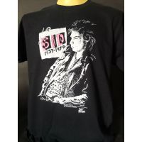 เสื้อนำเข้า SID 1957-1979 Sid Vicious s The Clash Ramones Rock Punk Style Vintage Gildan T-Shirt สั้น ผู้ชาย