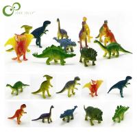 12pcs/lot Dinosaurs Model Cute Animals Gifts Boys Toys Hobbies Kids Mini Small Plastic Dinosaurus Figures GYH