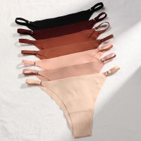 2023 Hot Sale Womens Panty Thin Belt Sexy Cotton Crotch Briefs Comfortable Breathable Seamless Panties