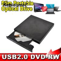 kebidumei External USB 2.0 Slim Optical Drive DVD-RW CD-RW Burner Record SATA chip CD DVD Combo Writer CD-ROM