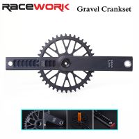 RACEWORK จักรยานถนน Crankset 9/10/11/12ความเร็ว CNC 170มิลลิเมตรกลวงจักรยานหมุน40/42/44/46ครั้ง GXP เดี่ยว Chainring กับ BB สำหรับกรวด