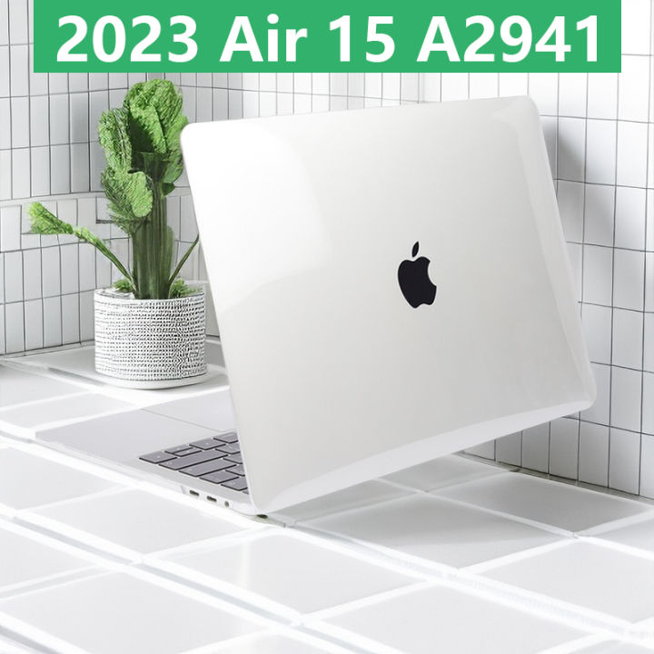 เคสสำหรับ-macbook-แอร์15-2023-a2941-m2พร้อมจอแสดงผล-retina-เหลวเคสพลาสติกแบบบาง-แผ่นครอบแป้นพิมพ์สำหรับ-macbook-15-3นิ้ว