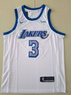 Ready Stock High Quality Mens No 3 Anthony Davis Los Angeles Lakerss Swingman Jersey -White