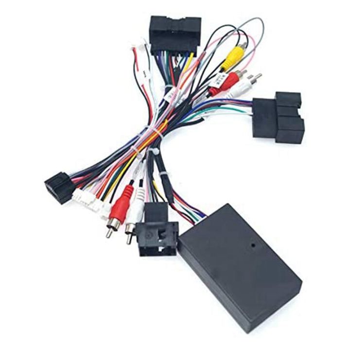 car-16pin-audio-power-cord-radio-wiring-harness-with-canbus-box-for-ford-focus-f150-ranger-2012-2015