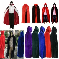 [Pickmine]  Halloween Cosplay Vampire Cloak Reversible Devil Cape Death Cloak Collection