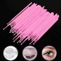 【YF】 100Pc Micro Makeup Brushes Disposable Lip Lipstick Brush Durable Applicators Eyelash Extensions Cotton Swabs Make Up Tool