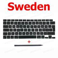 ใหม่คีย์บอร์ดแป้นพิมพ์สำหรับเปลี่ยนคีย์บอร์ดสไตล์เดนมาร์กโปรตุเกสนอร์เวย์แบบสวีเดนสำหรับ Macbook Air Retina 13 "ฝาครอบกุญแจ A2337 2020อุปกรณ์เสริมแป้นพิมพ์